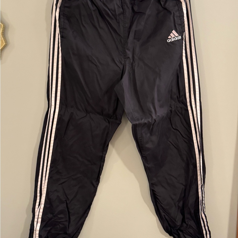 Adidas Black Nylon Pants